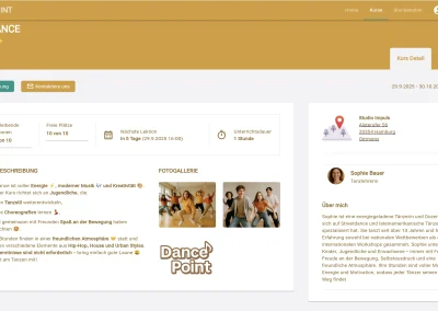 Tanzschulen - Screenshot 1