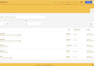 Familienzentren - Screenshot 2