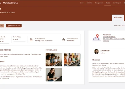 Musikschulen - Screenshot 2