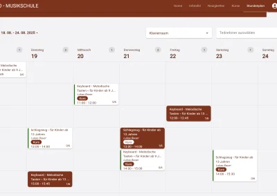 Musikschulen - Screenshot 3