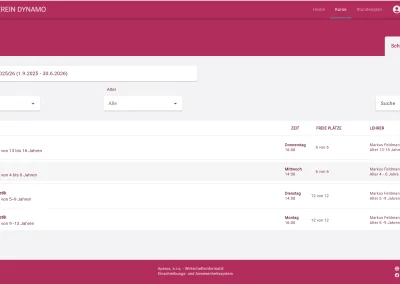 Sportvereine - Screenshot 1