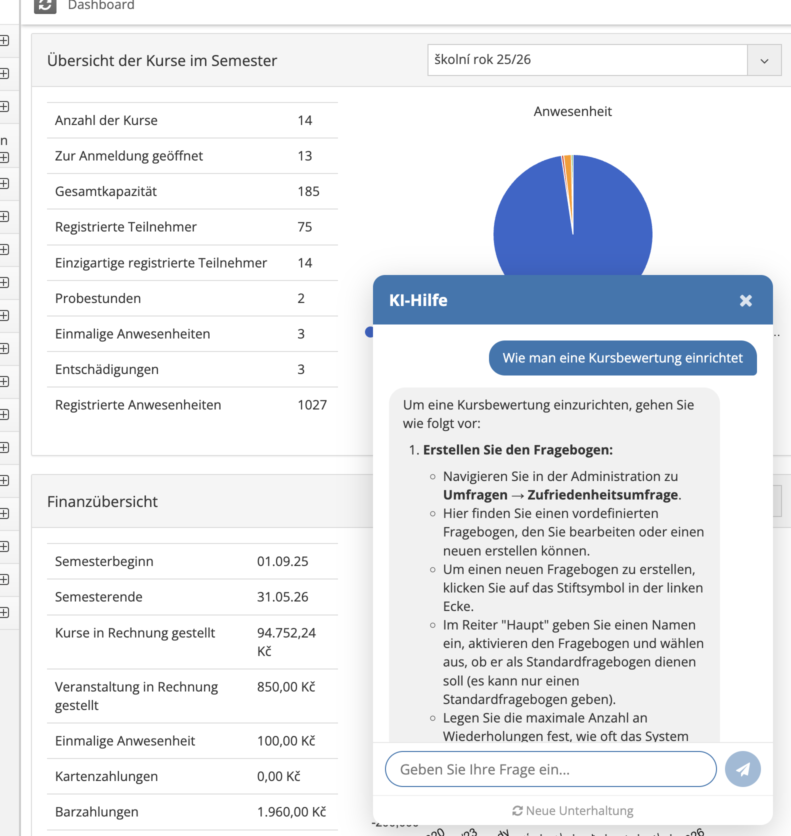 KI-Assistent — beantwortet Ihre Fragen rund um die Uhr und hilft bei der Einrichtung